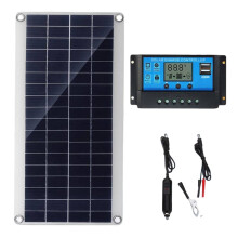 Cisea All Weather Charging Solpanel Kit, 300W monokrystallinsk solpanel med kraftig udgangseffekt og vandtæt design til udendørs havearbejde