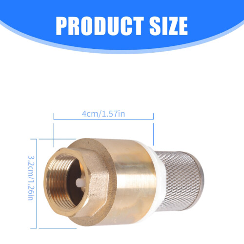 3/4inch Internal Thread Foot Valves Water Pump Bottom Valves 1