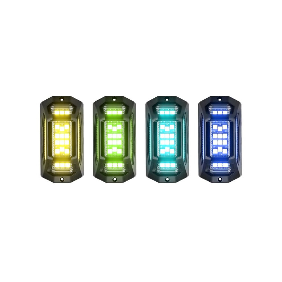 4 Pods Rock Lights For Trucks, Rgb Underglow Led Lights For Cars App Control Music Mode Multicolor Underglow Lights 6032835045387