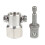 Cordless Drill Adapter Drill Bit Adapter with 1/2 Inch Socket Bit for Trailer Jack Crank Handle 8