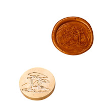Antieke Lakzegel Stempel Vintage Metalen Afdichtingsstempel-07