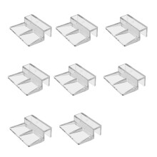 Pack Of 8 Acrylic Aquariums Lid Support Clip Cover Holder For