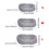 Plush Dog Bed Comfortable Hideaways Resting Bed For Home-Gray L 6