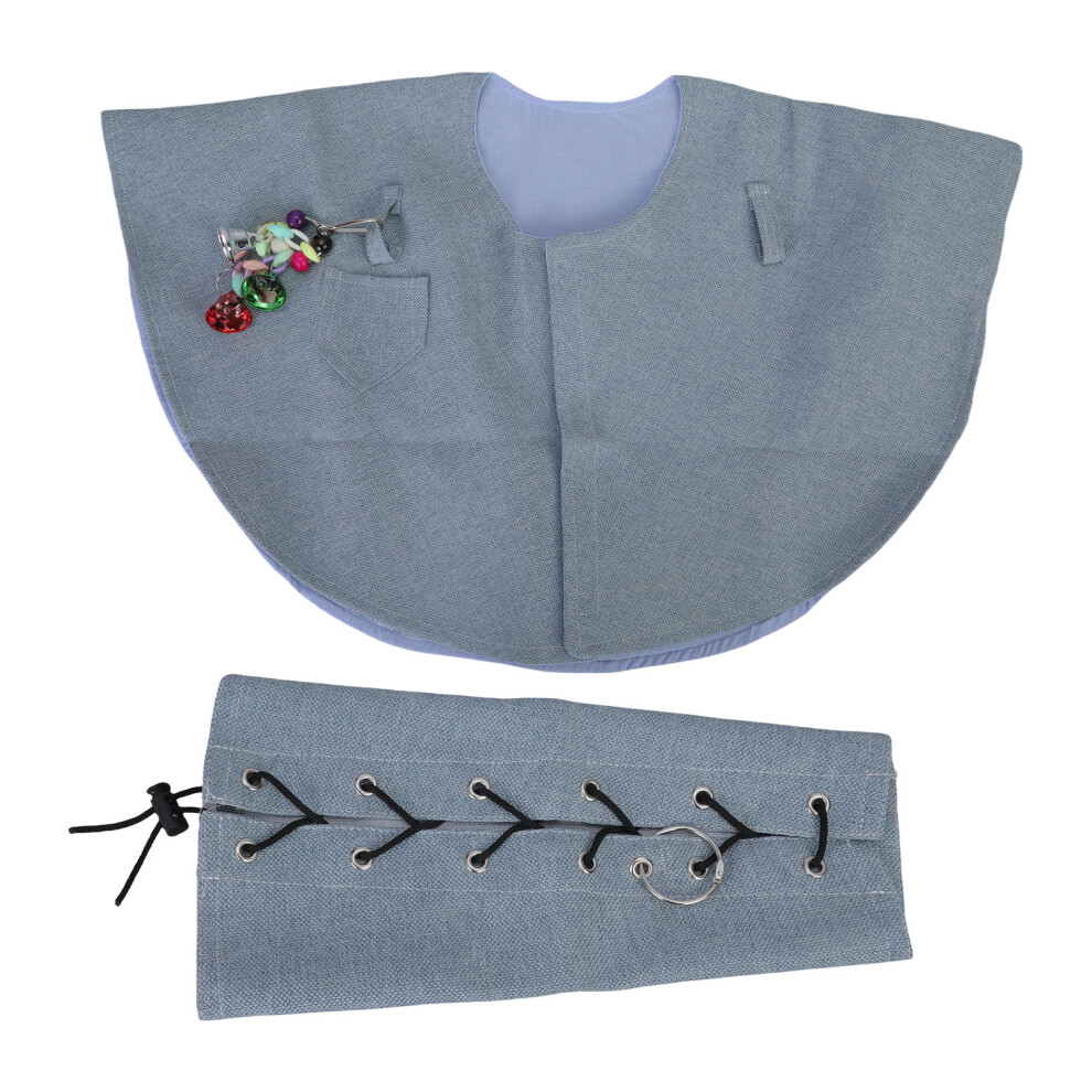Antiscratch Parrots Shawl And Arm Guard Set For Trainer- Blue 7627000608741