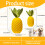 Interactief klinkend speelgoed Katten- Grote rubberen ananas 3
