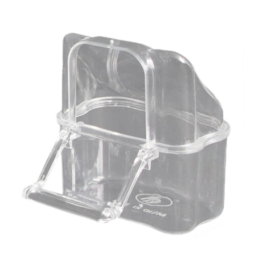 10 Teile/satz Transparente Vogel Fütterung Box Lebensmittel 1