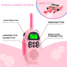 Intercomspeelgoed voor kinderen, helder geluid en interactief communicatieapparaat, ergonomisch ontwerp voor kleine handjes, tweewegradio met