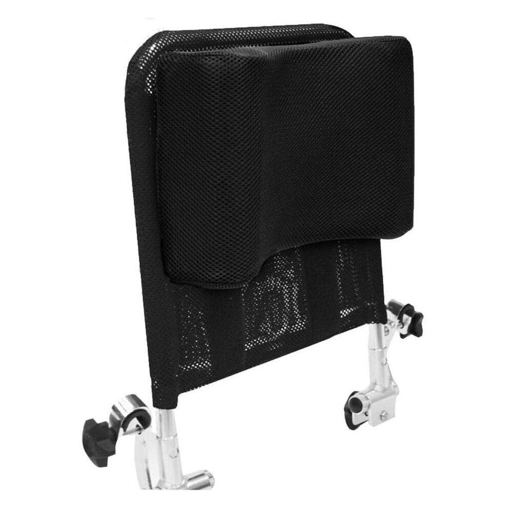 High-Quality Aluminum Alloy Wheelchair Headrest, U-Shaped Neck Support Pillow, Breathable Mesh, Adjustable Angle, Tool-Free Installation, Powerful