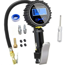 Inflator și dezumflator universal pentru anvelope, potrivit pentru toate vehiculele, inclusiv mașini, SUV-uri, motociclete și biciclete, funcție