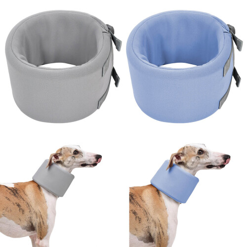 Protective Pet Neck Collar for Neck Issue Adjustable-Blue L 1