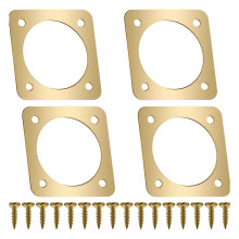 4Pieces Metal Birdhouse Entrance Guard Entrance Predator Guards