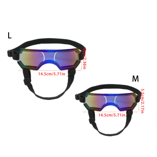 Reflection Glasses Small Breeds Dog Sunglasses Driving-Silver M 2