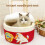 Indoor Pet Sleep Bed Multipurpose Cats Bed Permeable-50cm Red 5