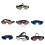 Winddichte, weiche Haustier-Hundebrille für-Gelb 4
