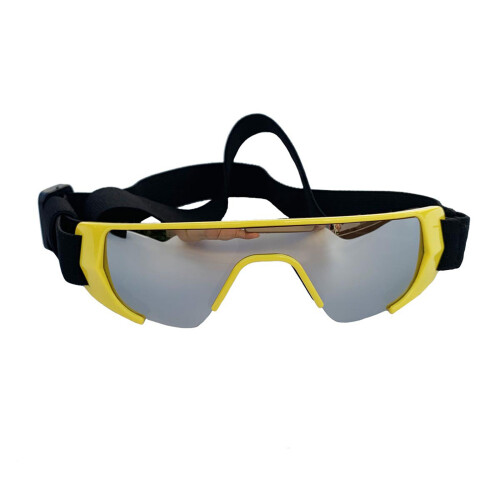 Winddichte, weiche Haustier-Hundebrille für-Gelb
