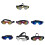 Winddichte, weiche Haustier-Hundebrille für-Gelb 2