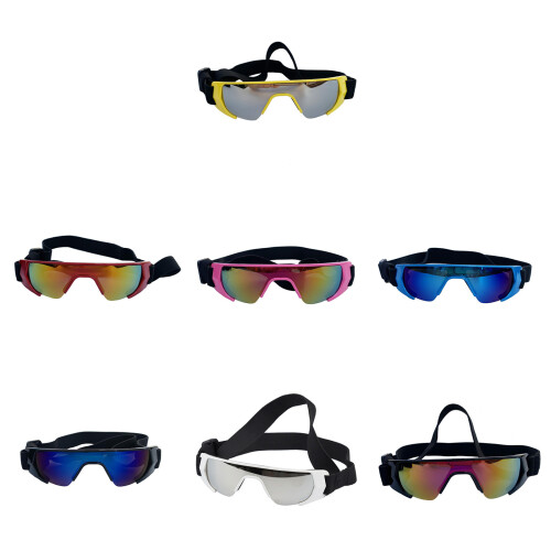 Winddichte, weiche Haustier-Hundebrille für-Gelb 1