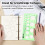 Circle Template, Transparent Design for Office Tools, Building Formwork, Plastic Rulers Drawing Aids with Durable Materials, 2 Pieces 3