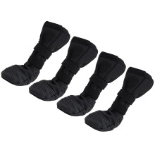 4 Stück Hundesocken, Fußabdeckung, schützende Hundeschuhe,-XL