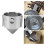Portable Stainless Steel Pour Over Coffee Maker - Reusable Cone Filter 14