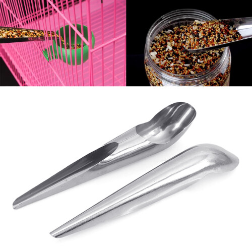 Stainless Steels Bird Feeding Tool with Long Handle Bird Feeder 1
