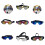 Winddichte, weiche Haustier-Hundebrille für-Gelb 3