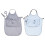 Haustierhalter-Schürze mit geräumiger Tasche für-Winterstil grau 2