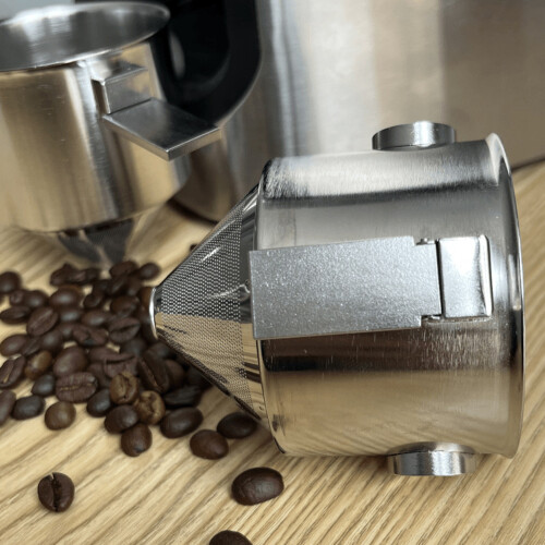 Portable Stainless Steel Pour Over Coffee Maker - Reusable Cone Filter 2