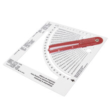 Beidseitiger PVC-Strickmaß-Konvertermaßstab 15 cm für den Hausgebrauch