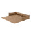 Foldable Dog Bed Mat Soft Cushion Pet Sleep Bed-Camel XL Size 1