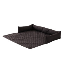 Pet Mattress Cushion Camping Bed for Dogs Cats-Black M  Size