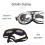 Pet Eye Protecting Goggles Sun Resistant-Silver Transparent 5