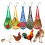 Hanging Chicken Feeder Mesh Bag Feeding Bag For-Red 45g 4