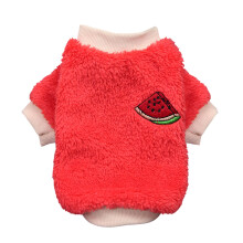 Pet Sweater Small Dog Pet Clothes Waterproofed Dog Coat-Red L