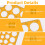Math Stencil Rulers, Transparent Orange For Precise Measurements, Flat Design For Convenient Storage, Suitable For Various Professions Including 2