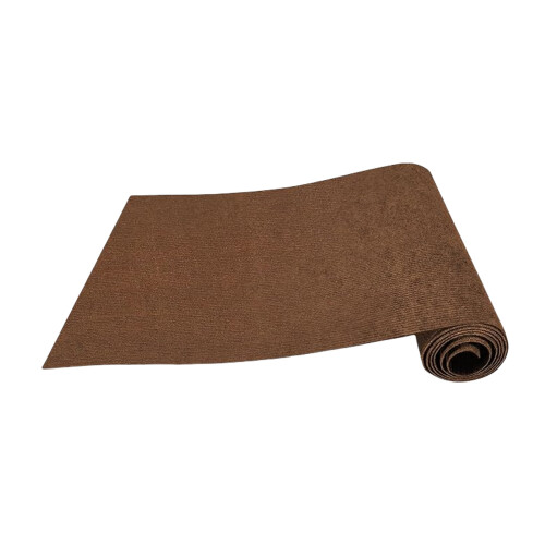 Polyester Fiber Cats Adhesive Carpet Scratch Mat for-Brown S