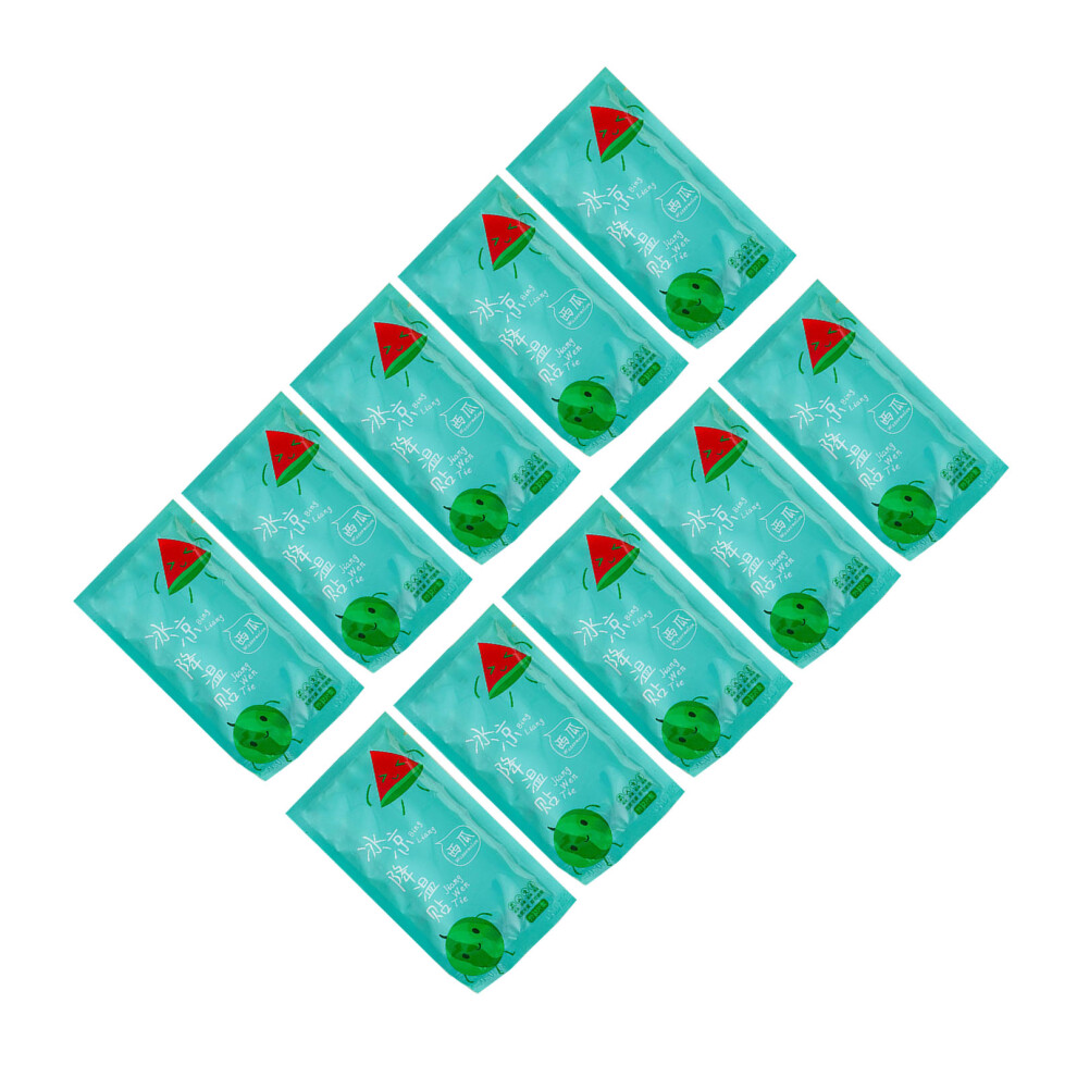 20 Sheets Portable Cooling Gel Patches for Fever & Summer Travel Watermelon Flavor