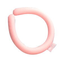 Tubo rinfrescante per il collo riutilizzabile rosa, indossabile senza mani, ideale per l'estate all'aperto