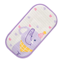 Baby Ice Sleeve Pillow Purple Elephant, Soft Cotton, Cooling Baby Arm Pad