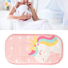 Cuscino a manica con gel per bambini, cavallo rosa, cotone morbido, protezione rinfrescante per il braccio