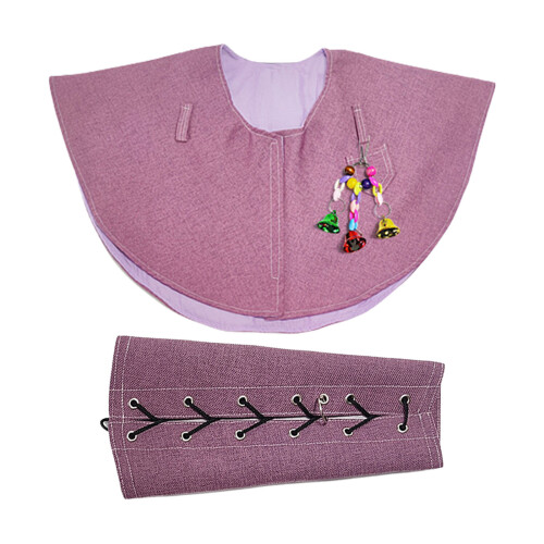 Antiscratch Bird Shoulder Protector Arm Sleeve Set for-Purple