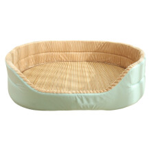 Warm Plush Dog Bed for Small to Large Breeds Pet-Green L