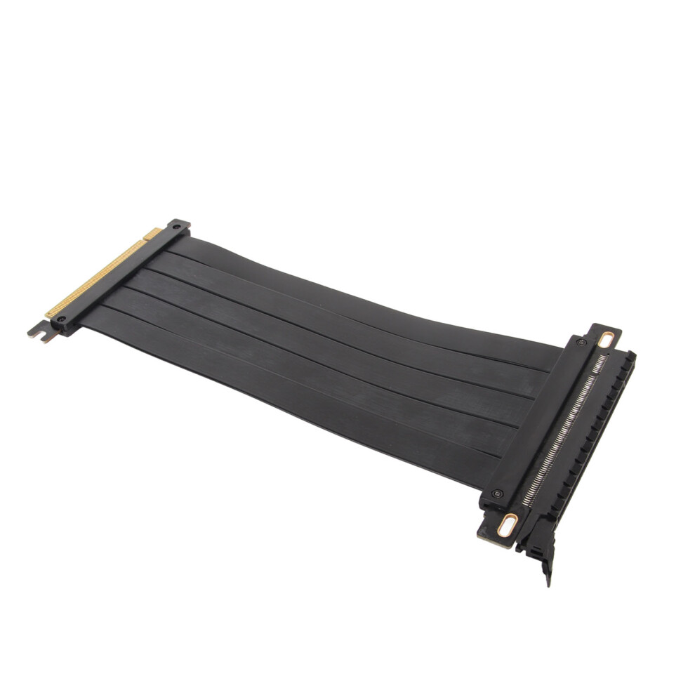 High Shield Pcie 4.0 X16 Riser Cable 50Cm Flexible Extension For Gpu Black 7631370033881