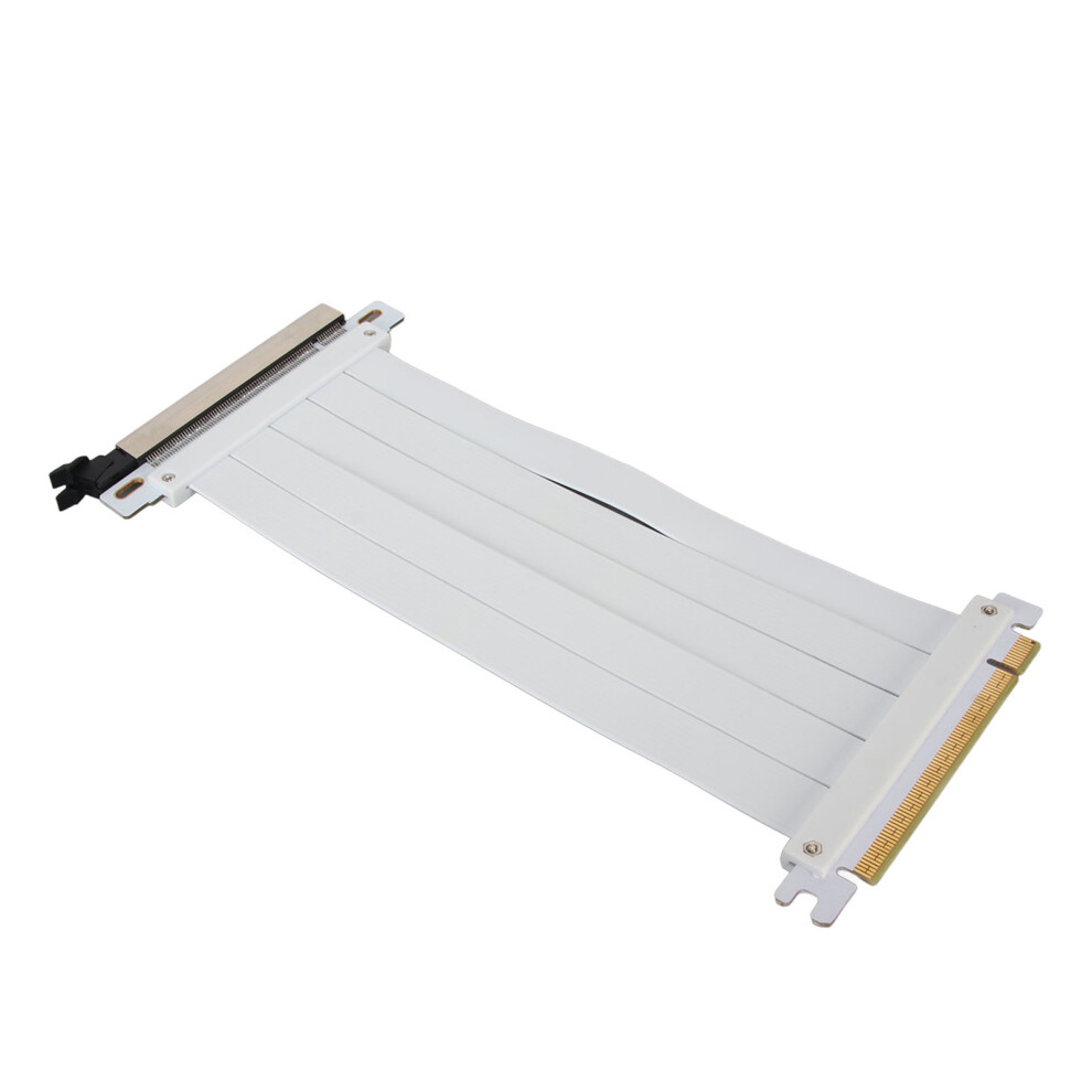 Pcie 4.0 X16 Extender Riser Cable 50Cm High Shielding White 4901370033871