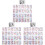 3Sets Interaktives Lernspiel Wörter Spielkärtchen Farbe Eltern-Kind 2