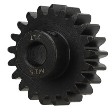 M1.5 RC-Zahnrad 21 Zähne 8mm Bohrung schwarz mit M5-Grubenschraube