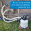 Pool Pump Filter Hose 1.5in x 59in Replacement with Adapter Durable Material 2