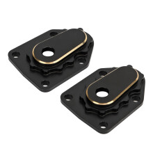 2 Stück Messing-Außenportale für 1/18 RC-Bahnwagen Axial UTB18 Capra Schwarz