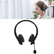 Wireless Binaural Headset with Mic, 2.4G Bluetooth 5.0, 300mAh Battery