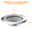 Basket Style Sink Drain Strainer, Micro Perforation Technology Ensures Water Flows Effortlessly While Blocking Debris, Perfect For Kitchen And 2